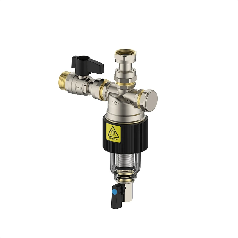 Magnetic filter for condensing boiler